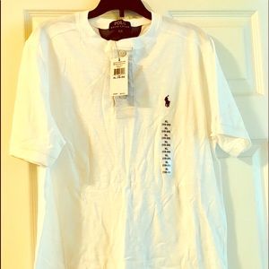 New Never Worn Boys Polo RL Henley T-Shirt